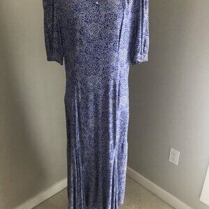 woman's used vintage dress